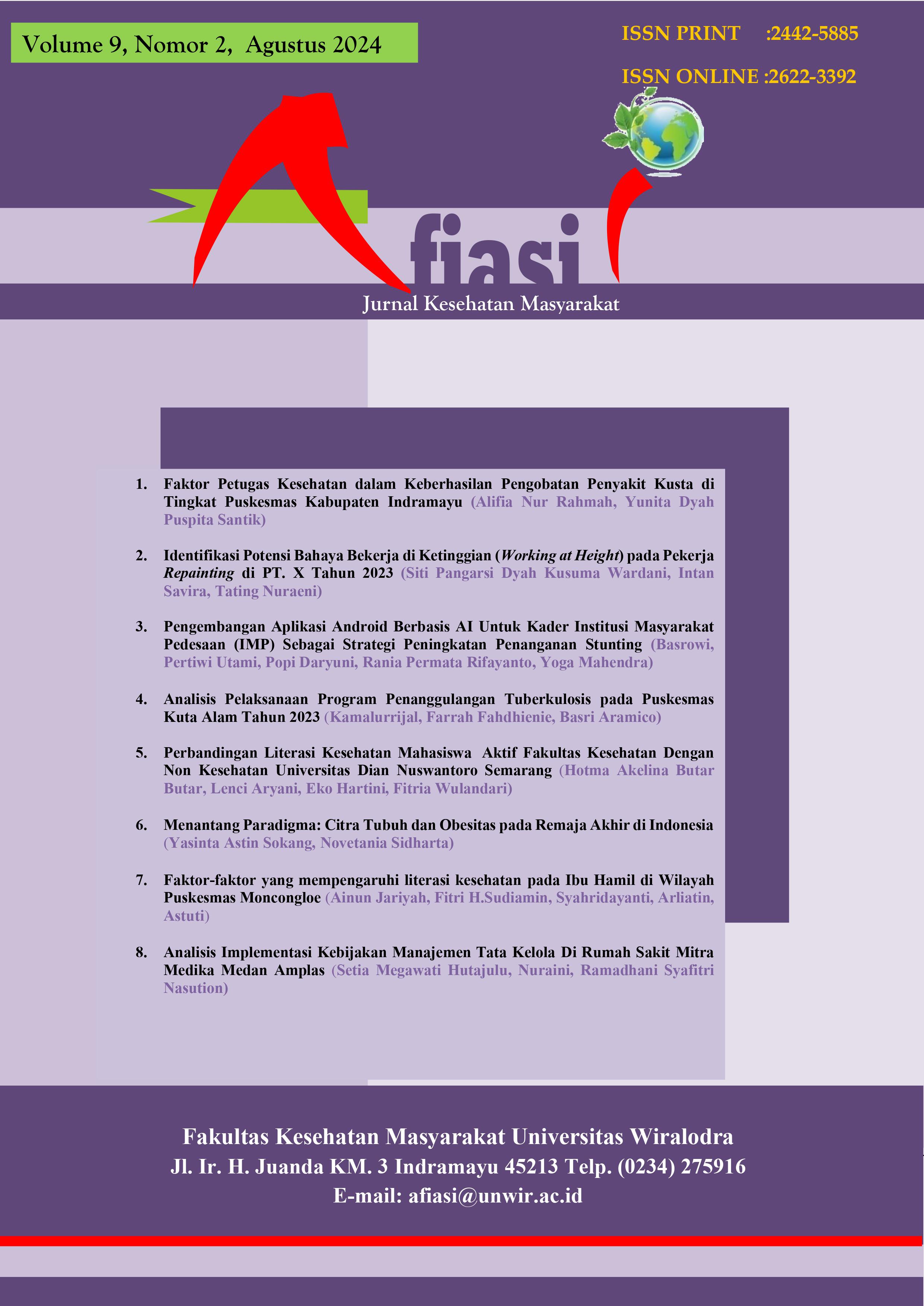 					View Vol. 9 No. 1 (2024): Afiasi
				